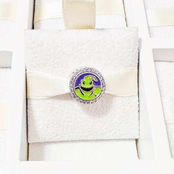 925 Sterling Silver The Nightmare Before Christmas Oogie Boogie Charm - Picture 1 of 8
